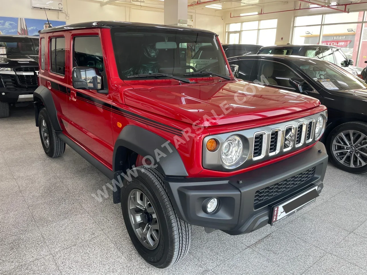 Suzuki  Jimny  2024  Automatic  3,000 Km  4 Cylinder  Four Wheel Drive (4WD)  SUV  Red  With Warranty