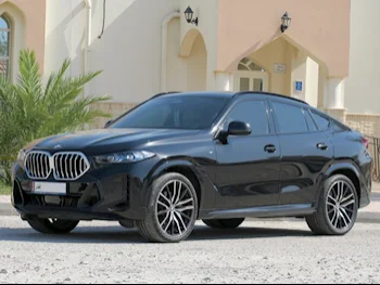 BMW  X-Series  X6  2024  Automatic  17,000 Km  6 Cylinder  Four Wheel Drive (4WD)  SUV  Black  With Warranty