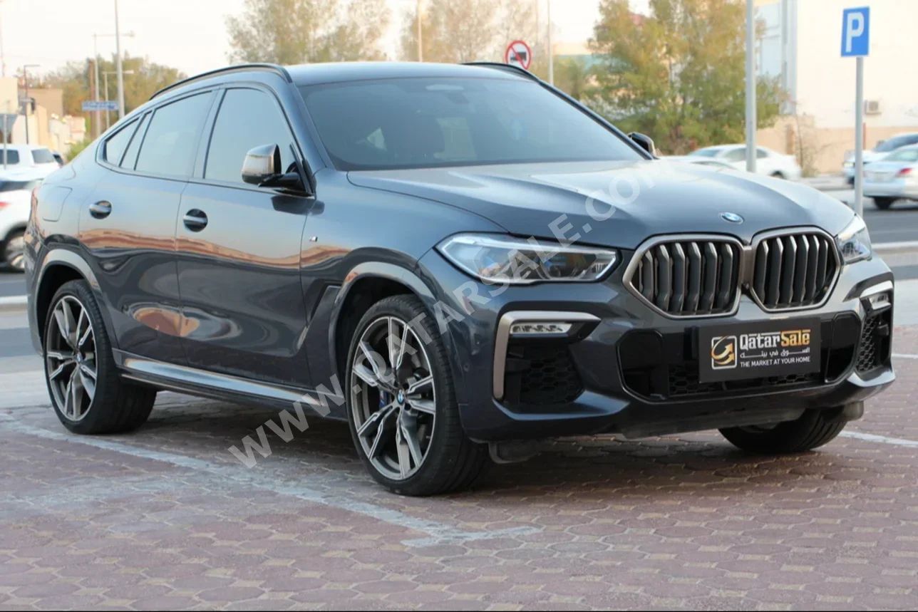 BMW  X-Series  X6 50i  2020  Automatic  46,000 Km  8 Cylinder  Four Wheel Drive (4WD)  SUV  Gray  With Warranty