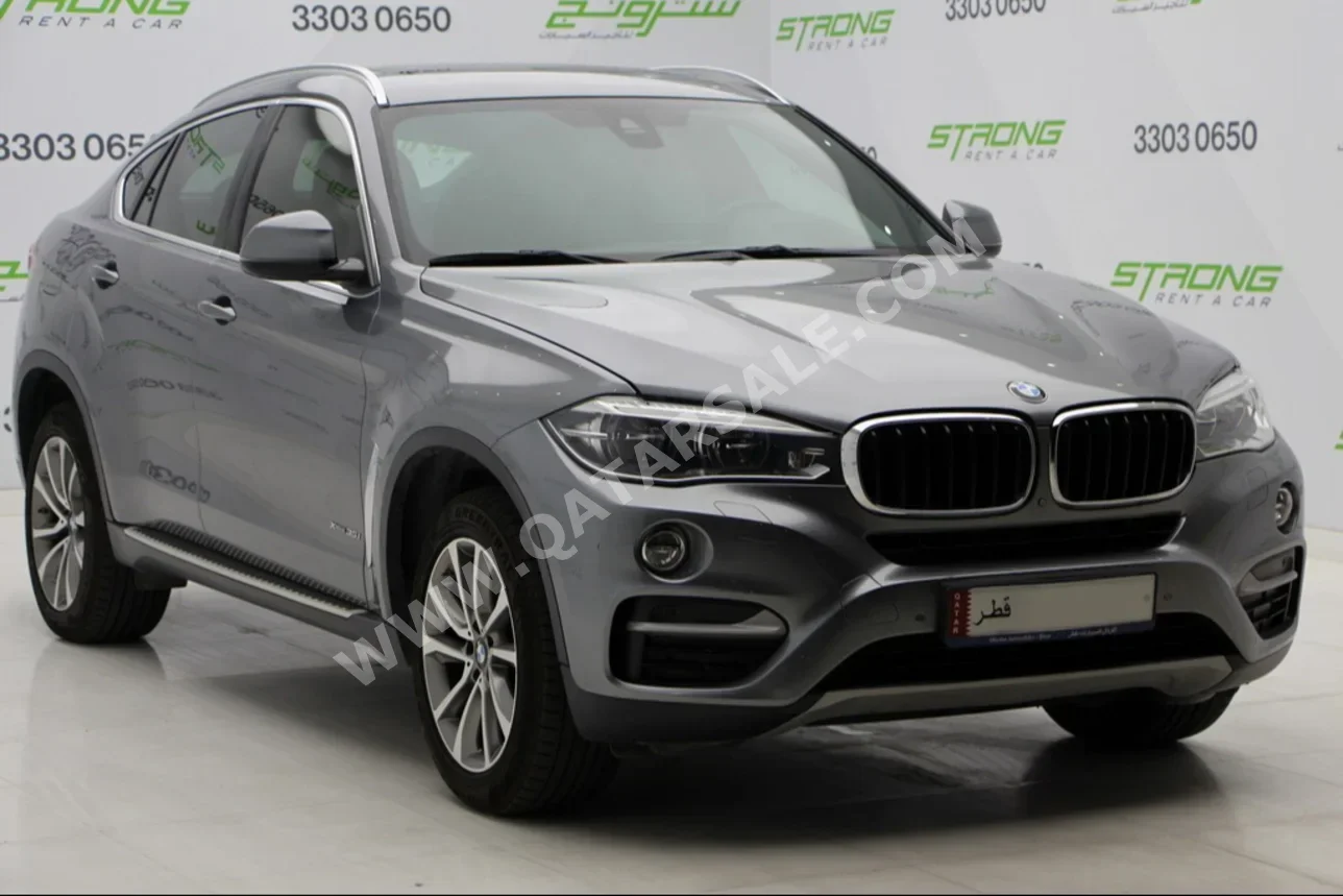 BMW  X-Series  X6  2017  Automatic  96,000 Km  6 Cylinder  Four Wheel Drive (4WD)  SUV  Gray