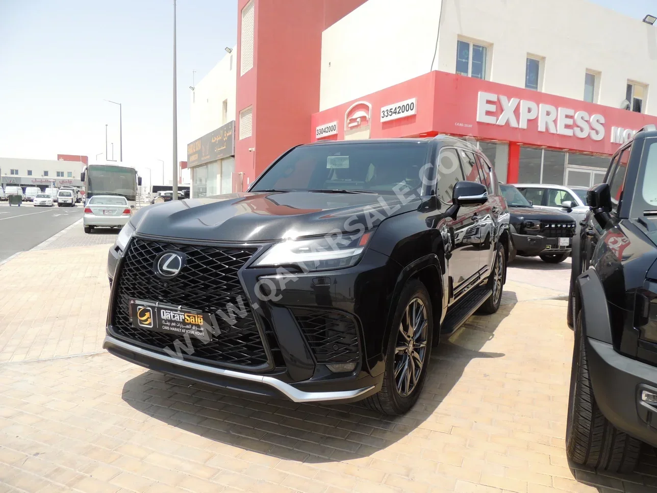 Lexus  LX  600 F Sport  2023  Automatic  34,000 Km  6 Cylinder  Four Wheel Drive (4WD)  SUV  Black  With Warranty