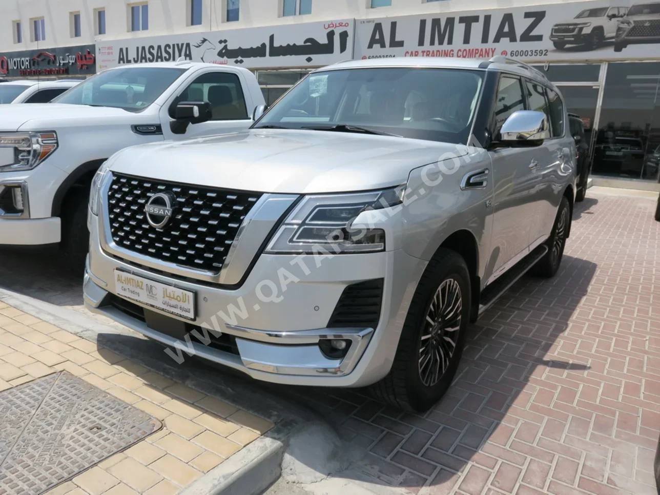 Nissan  Patrol  LE  2021  Automatic  50,000 Km  8 Cylinder  Four Wheel Drive (4WD)  SUV  Silver  With Warranty