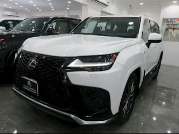 Lexus  LX  600 F Sport  2023  Automatic  59٬000 Km  6 Cylinder  Four Wheel Drive (4WD)  SUV  White  With Warranty