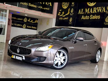 Maserati  Quattroporte  GTS  2014  Automatic  48,000 Km  8 Cylinder  Rear Wheel Drive (RWD)  Sedan  Brown