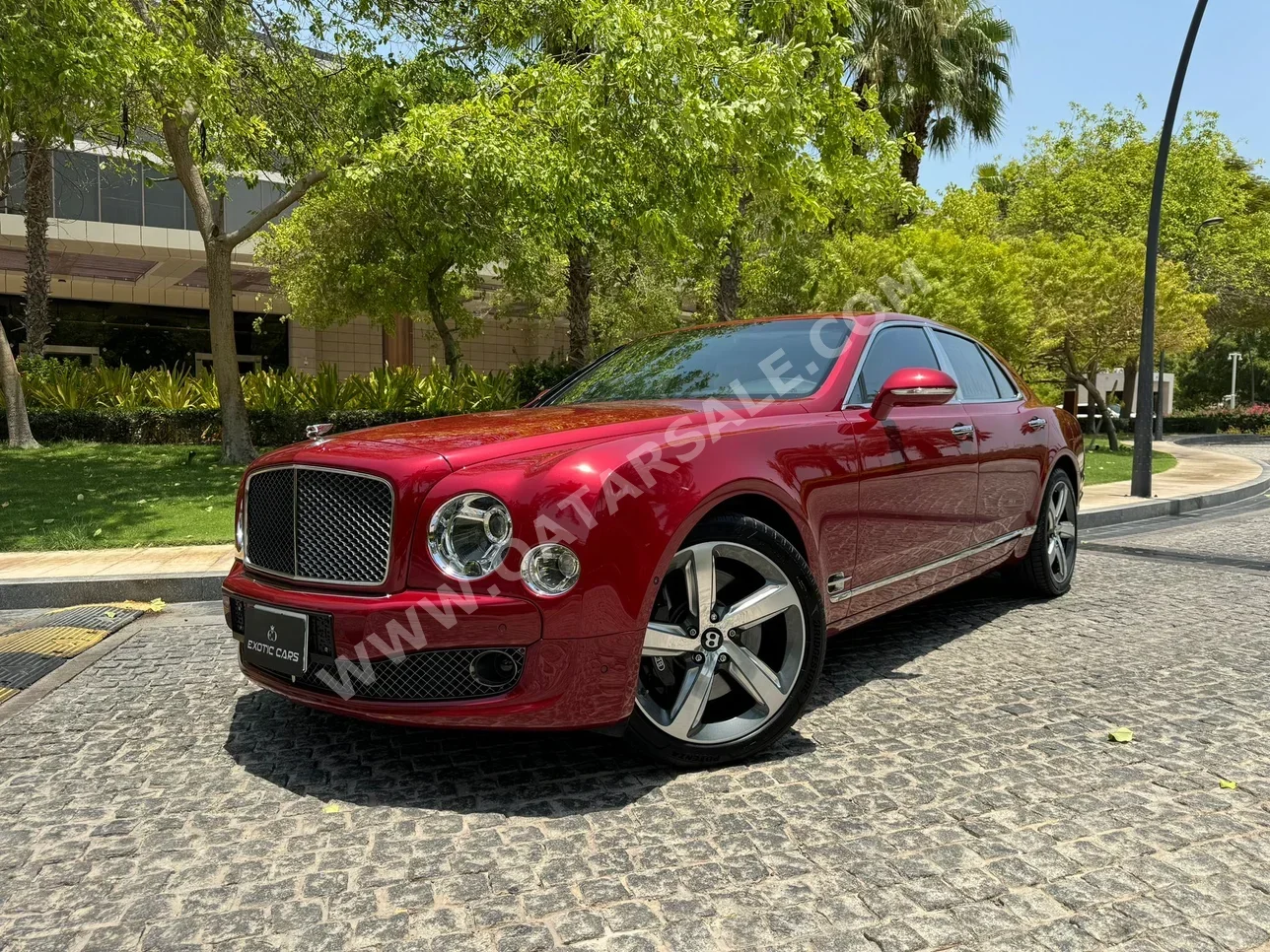 Bentley  Mulsanne  2016  Automatic  34,000 Km  8 Cylinder  All Wheel Drive (AWD)  Sedan  Red