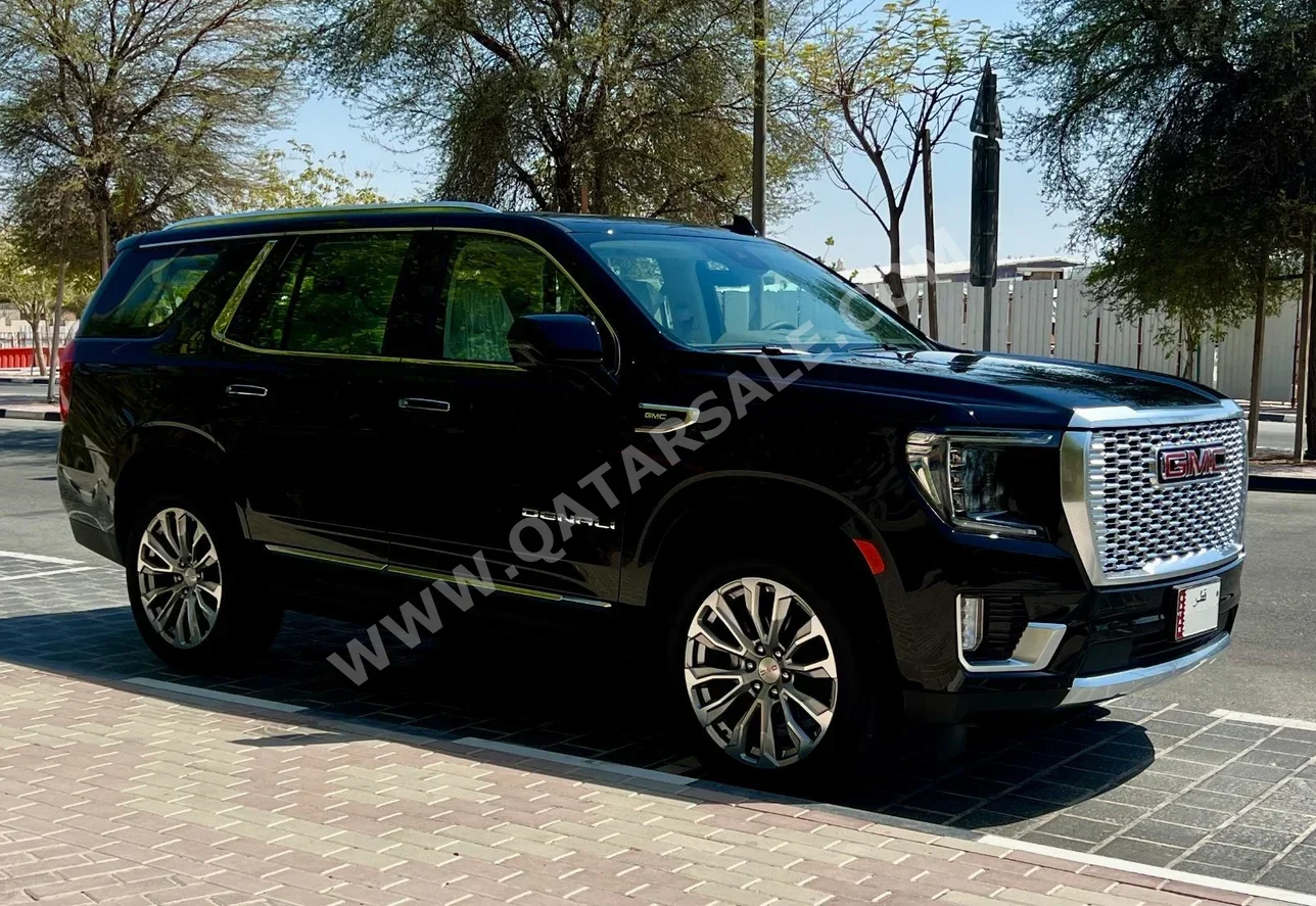 GMC  Yukon  Denali  2023  Automatic  3,900 Km  8 Cylinder  Four Wheel Drive (4WD)  SUV  Black  With Warranty