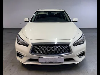 Infiniti  Q  50  2024  Automatic  13,200 Km  6 Cylinder  Rear Wheel Drive (RWD)  Sedan  White  With Warranty