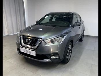 Nissan  Kicks  2018  Automatic  43,000 Km  4 Cylinder  Front Wheel Drive (FWD)  Hatchback  Gray