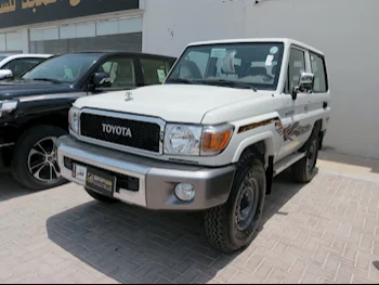 Toyota  Land Cruiser  Hard Top  2023  Manual  0 Km  6 Cylinder  Four Wheel Drive (4WD)  SUV  White  With Warranty