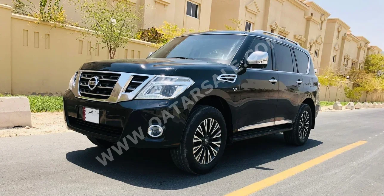 Nissan  Patrol  Platinum  2014  Automatic  265,000 Km  8 Cylinder  Four Wheel Drive (4WD)  SUV  Black