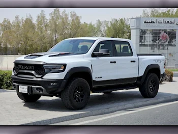 Dodge  Ram  TRX  2023  Automatic  46,000 Km  8 Cylinder  Four Wheel Drive (4WD)  Pick Up  White  With Warranty