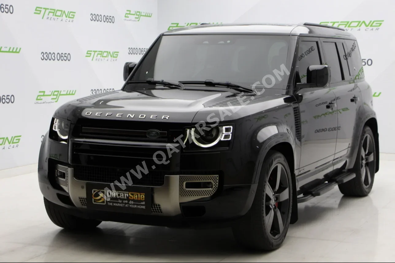 Land Rover  Defender  110 X  2022  Automatic  46,000 Km  6 Cylinder  Four Wheel Drive (4WD)  SUV  Black  With Warranty