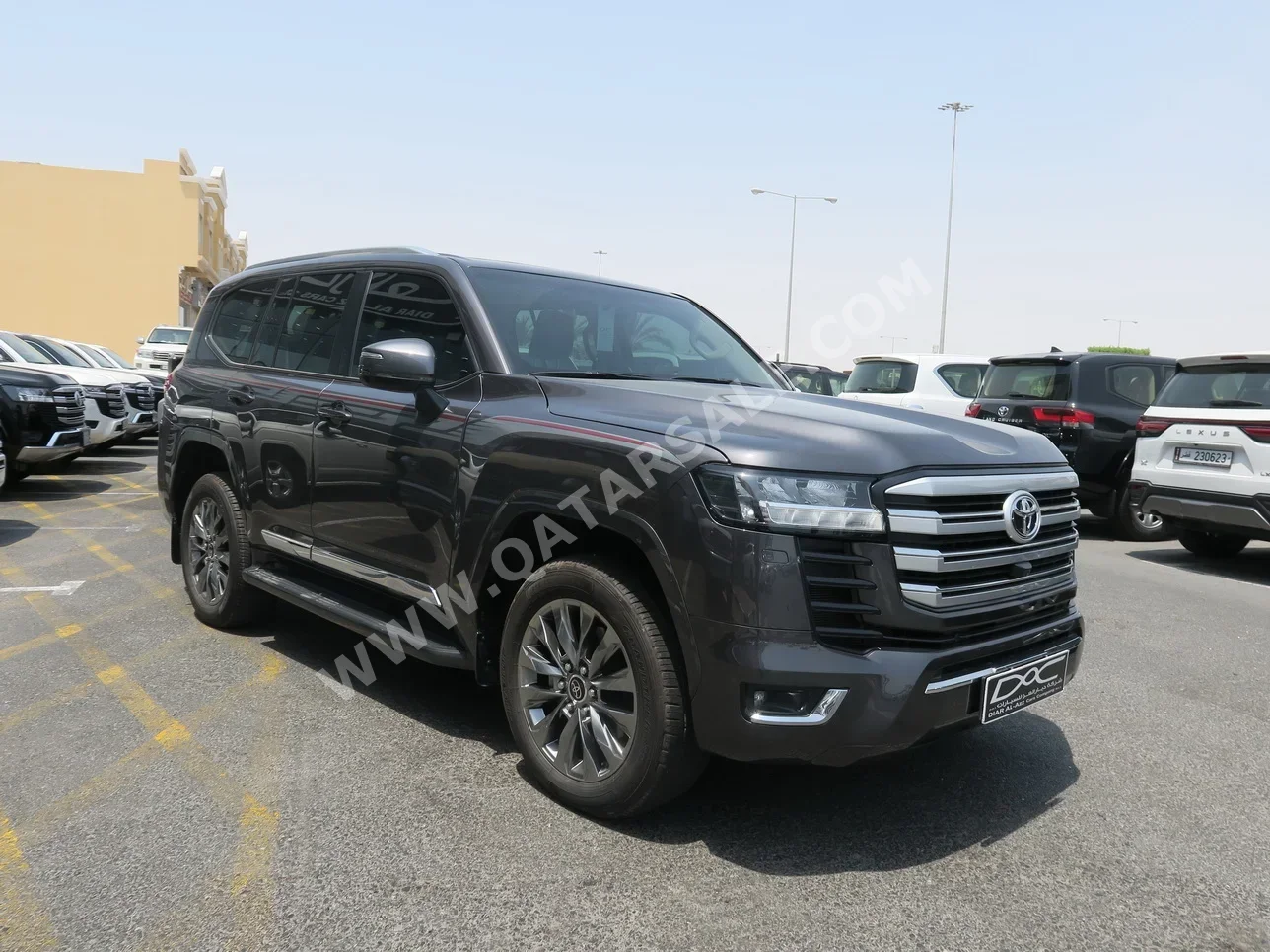 Toyota  Land Cruiser  GXR Twin Turbo  2023  Automatic  13,000 Km  6 Cylinder  Four Wheel Drive (4WD)  SUV  Gray  With Warranty