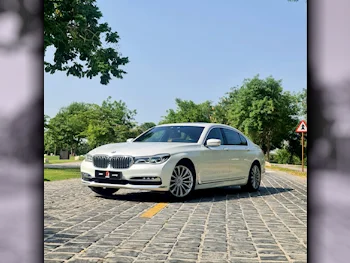 BMW  7-Series  730 Li  2017  Automatic  74٬000 Km  4 Cylinder  Rear Wheel Drive (RWD)  Sedan  White