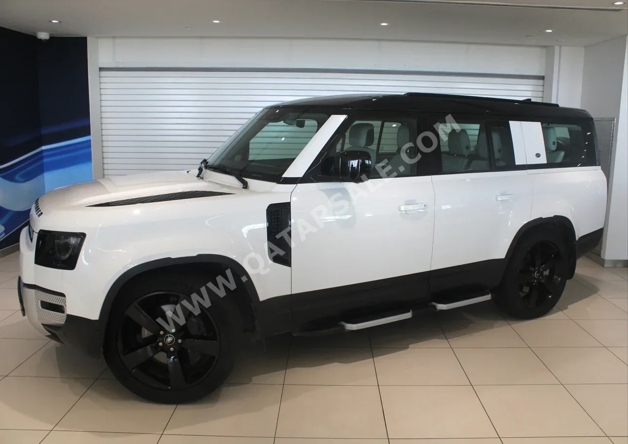 Land Rover  Defender  130 HSE  2023  Automatic  74,390 Km  6 Cylinder  All Wheel Drive (AWD)  SUV  White  With Warranty