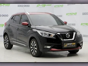 Nissan  Kicks  2018  Automatic  86,000 Km  4 Cylinder  Front Wheel Drive (FWD)  SUV  Black