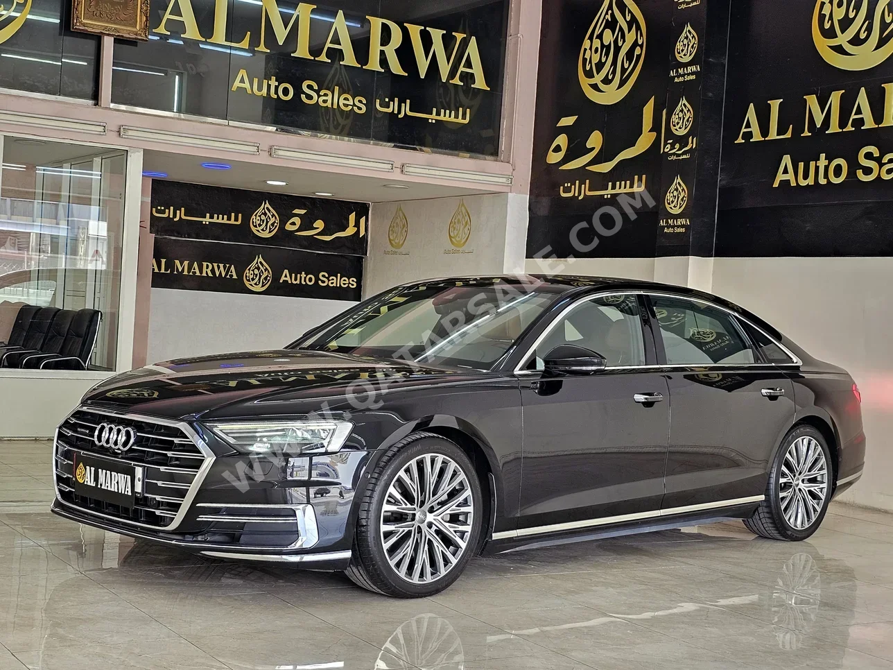  Audi  A8  L  2020  Automatic  55,000 Km  6 Cylinder  All Wheel Drive (AWD)  Sedan  Black  With Warranty