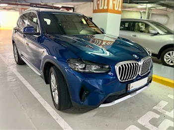 BMW  X-Series  X3  2022  Automatic  20,000 Km  4 Cylinder  Four Wheel Drive (4WD)  SUV  Blue  With Warranty