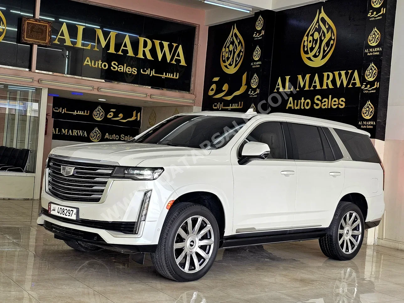  Cadillac  Escalade  Platinum  2021  Automatic  37,000 Km  8 Cylinder  Four Wheel Drive (4WD)  SUV  White  With Warranty