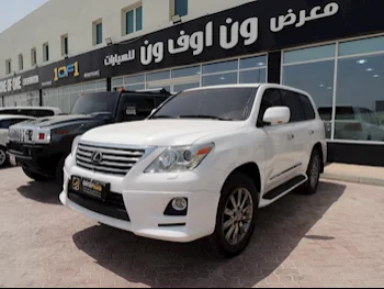 Lexus  LX  570  2009  Automatic  225,000 Km  8 Cylinder  Four Wheel Drive (4WD)  SUV  White