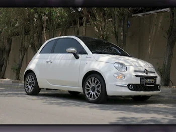 Fiat  500  2023  Automatic  19,000 Km  4 Cylinder  Front Wheel Drive (FWD)  Hatchback  White  With Warranty