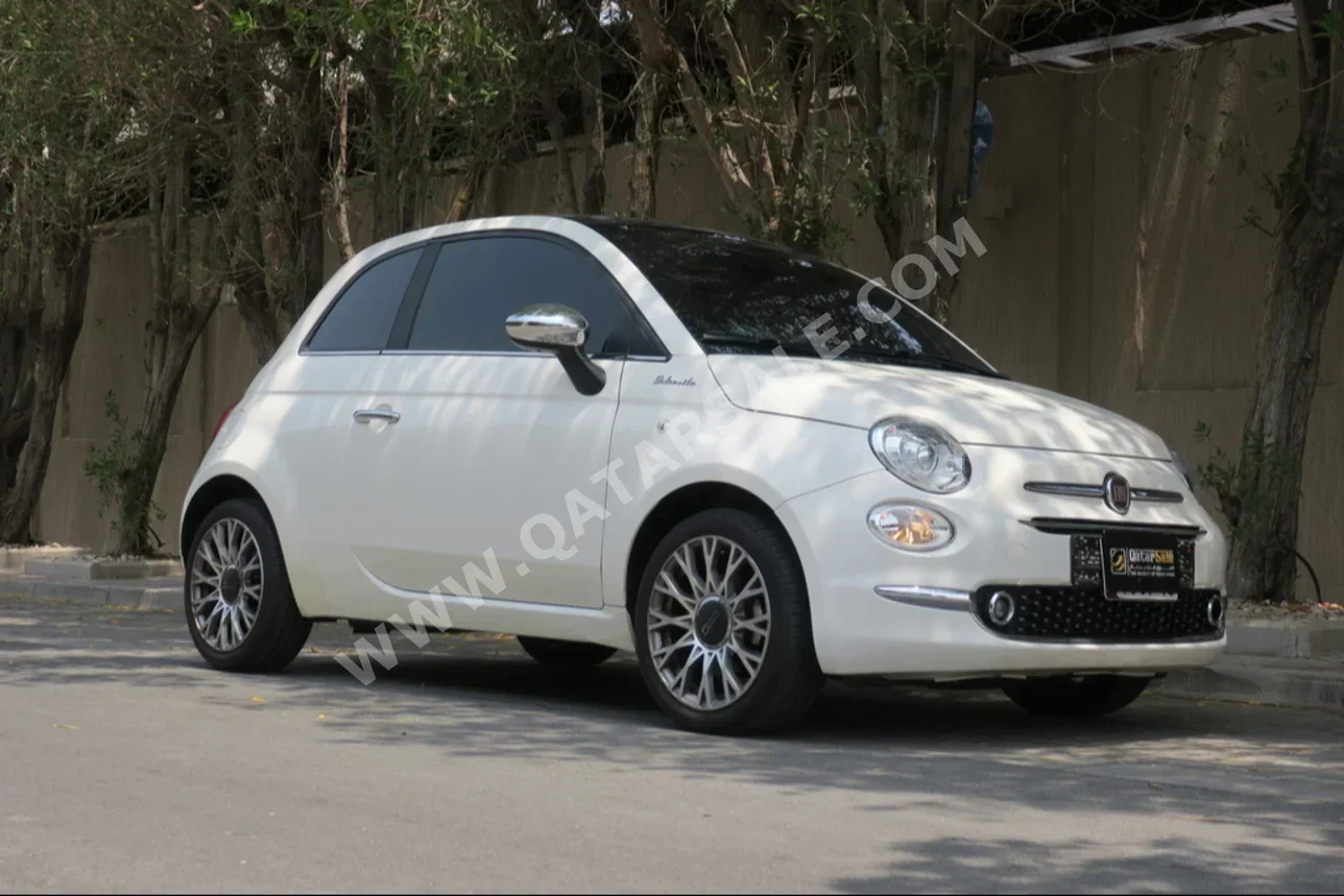 Fiat  500  2023  Automatic  19,000 Km  4 Cylinder  Front Wheel Drive (FWD)  Hatchback  White  With Warranty