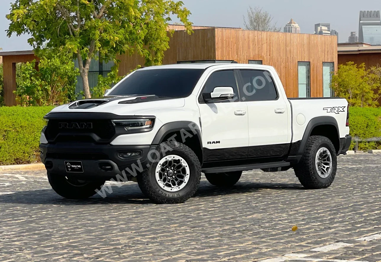 Dodge  Ram  TRX  2022  Automatic  50,000 Km  8 Cylinder  Four Wheel Drive (4WD)  Pick Up  White  With Warranty