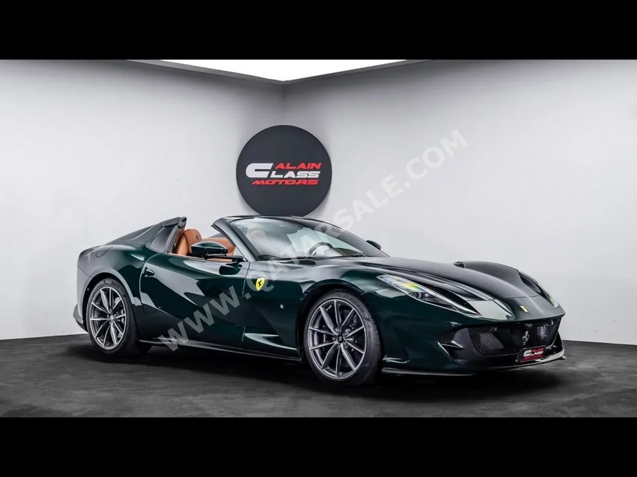 Ferrari  812  GTS  2021  Automatic  6,965 Km  12 Cylinder  Rear Wheel Drive (RWD)  Convertible  Green