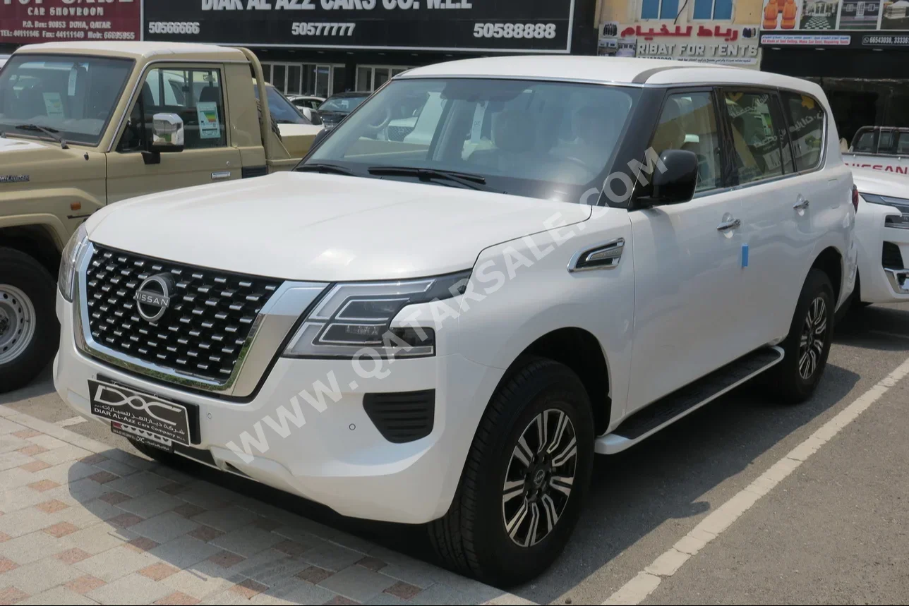 Nissan  Patrol  XE  2024  Automatic  0 Km  6 Cylinder  Four Wheel Drive (4WD)  SUV  White  With Warranty