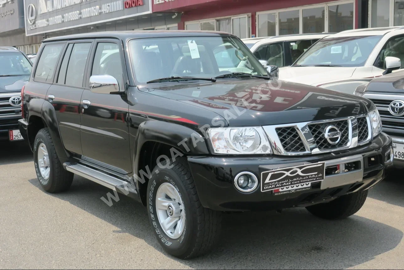 Nissan  Patrol  Safari  2023  Automatic  0 Km  6 Cylinder  Four Wheel Drive (4WD)  SUV  Black  With Warranty