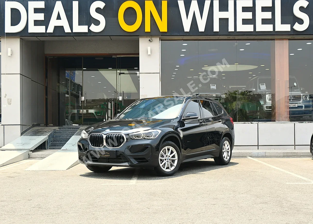 BMW  X-Series  X1  2021  Automatic  43,000 Km  4 Cylinder  Front Wheel Drive (FWD)  SUV  Black  With Warranty