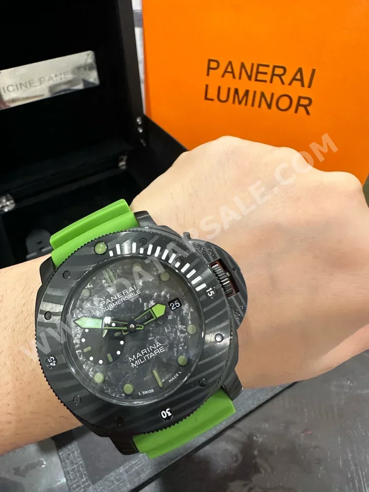 Watches - Panerai  - Analogue Watches  - Green  - Men Watches