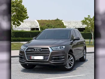 Audi  Q7  40 TFSI  2018  Automatic  146,265 Km  4 Cylinder  All Wheel Drive (AWD)  SUV  Brown