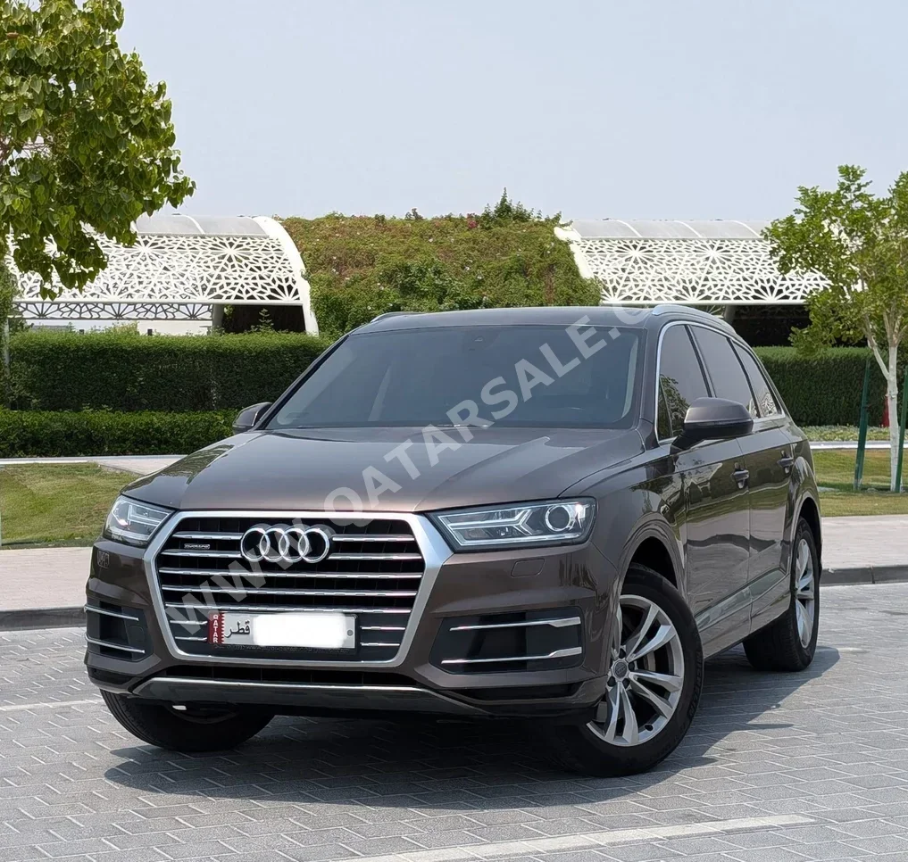 Audi  Q7  40 TFSI  2018  Automatic  146,265 Km  4 Cylinder  All Wheel Drive (AWD)  SUV  Brown