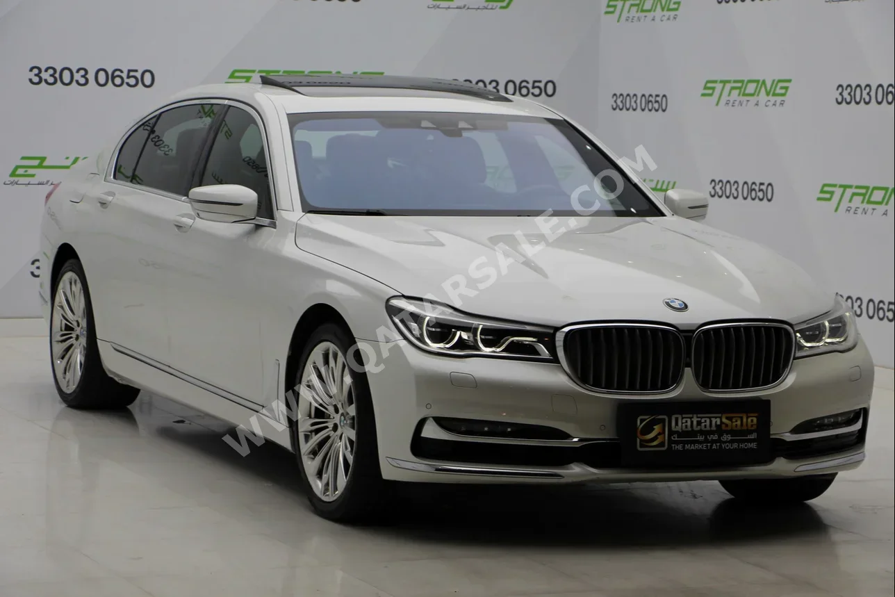 BMW  7-Series  740 Li  2016  Automatic  160,000 Km  6 Cylinder  Rear Wheel Drive (RWD)  Sedan  White