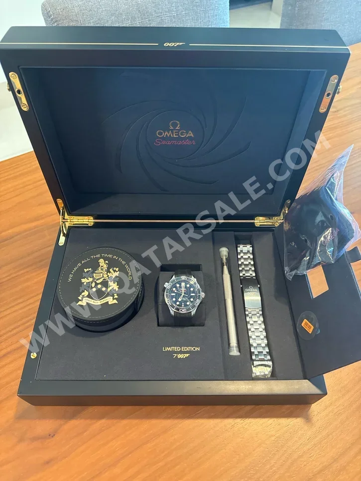 Watches - Omega  - Quartz Watch  - Black  - Men Watches