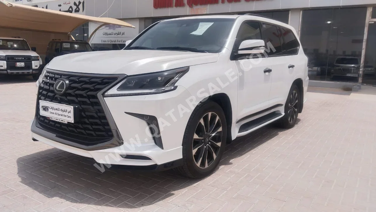 Lexus  LX  570 S Black Edition  2019  Automatic  156,000 Km  8 Cylinder  Four Wheel Drive (4WD)  SUV  White