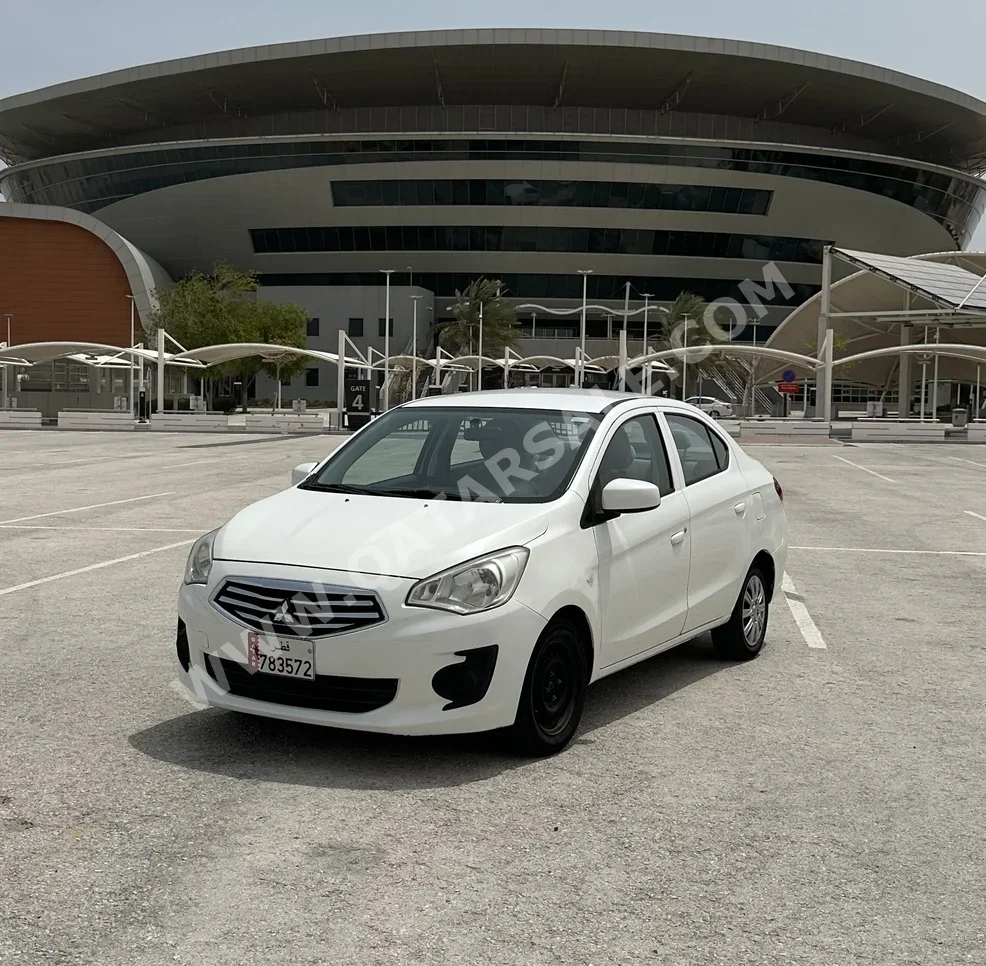 Mitsubishi  Attrage  2018  Automatic  136,800 Km  4 Cylinder  Front Wheel Drive (FWD)  Sedan  White