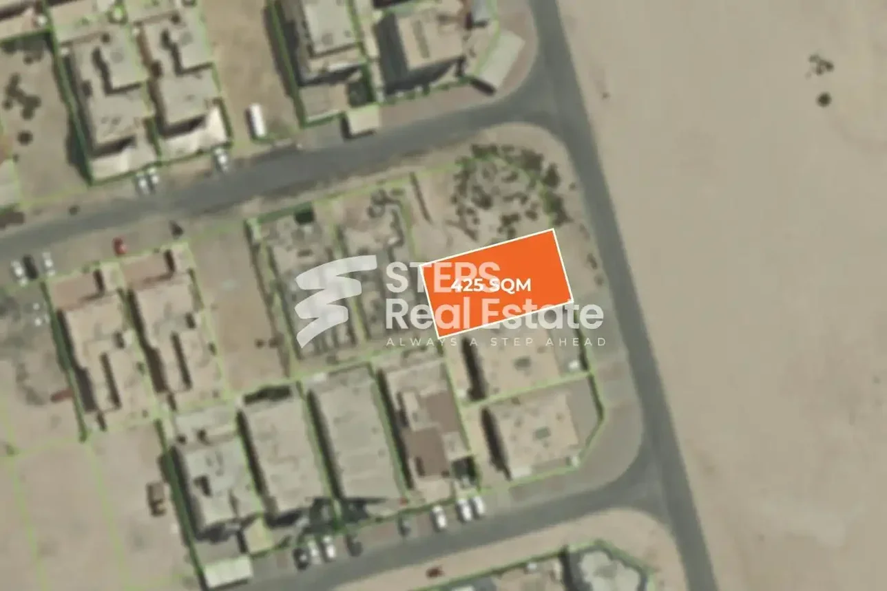 Lands For Sale in Doha  - Al Thumama  -Area Size 425 Square Meter