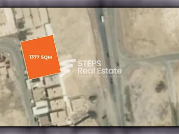 Lands For Sale in Umm Salal  - Umm Salal Ali  -Area Size 1,377 Square Meter