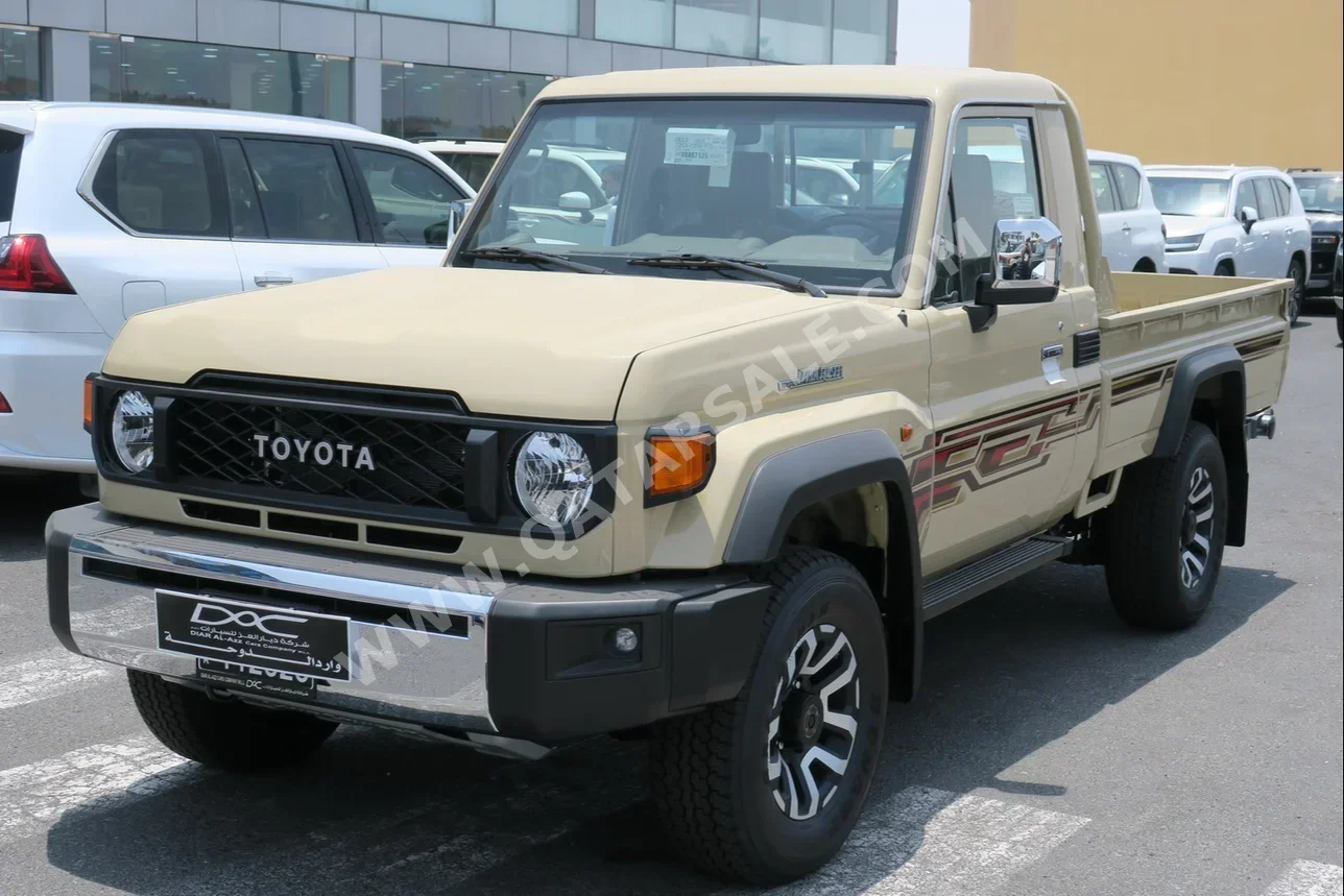  Toyota  Land Cruiser  LX  2024  Manual  0 Km  6 Cylinder  Four Wheel Drive (4WD)  Pick Up  Beige  With Warranty