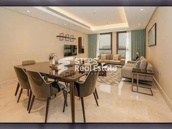 2 Bedrooms  Apartment  For Rent  in Lusail -  Fox Hills  Fully Furnished