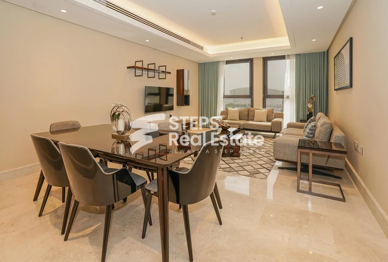 2 Bedrooms  Apartment  For Rent  in Lusail -  Fox Hills  Fully Furnished