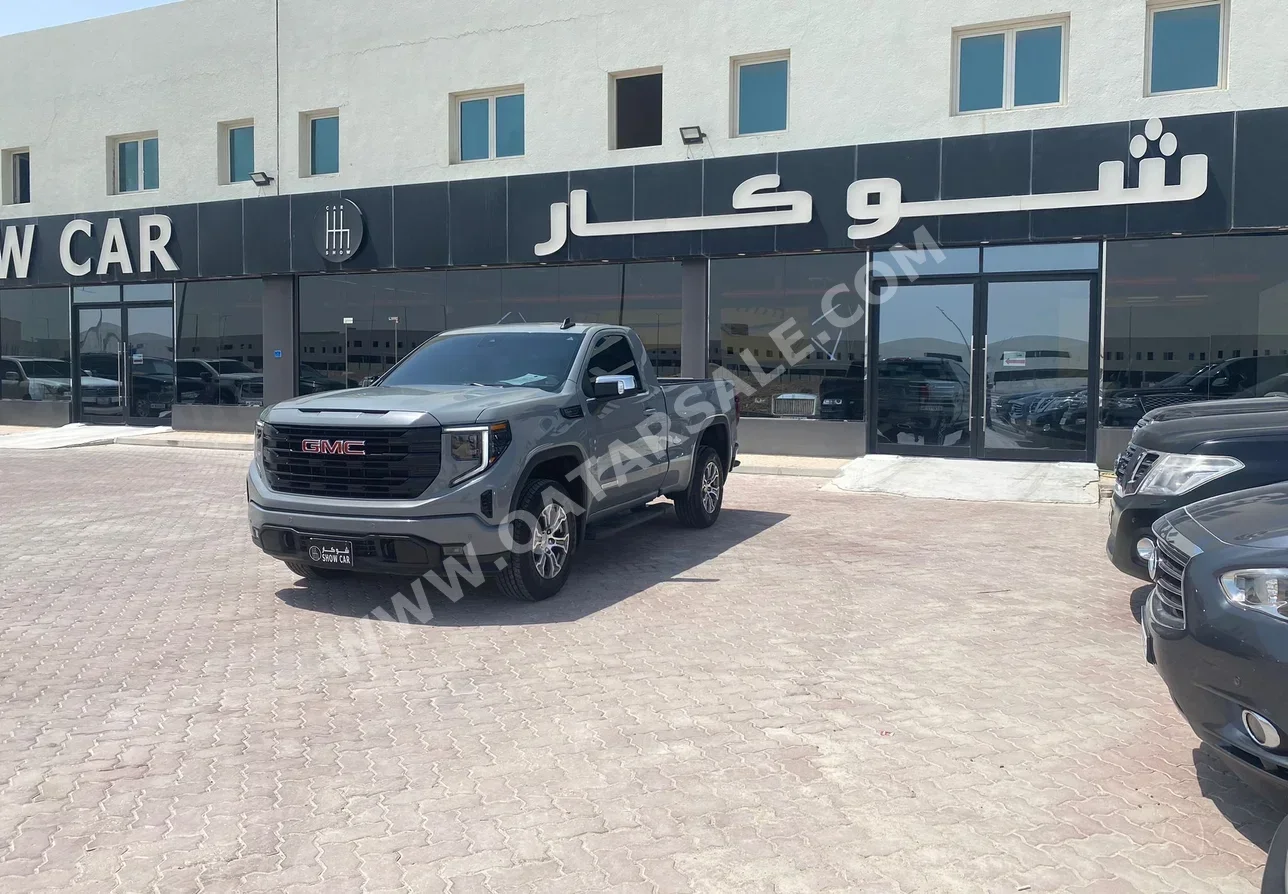 GMC  Sierra  Elevation  2024  Automatic  677 Km  8 Cylinder  Four Wheel Drive (4WD)  Pick Up  Gray  With Warranty