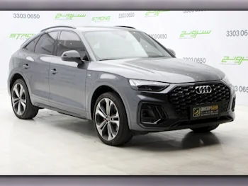 Audi  Q5  2022  Automatic  38,000 Km  4 Cylinder  Four Wheel Drive (4WD)  SUV  Gray  With Warranty