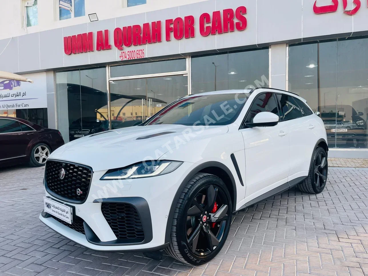 Jaguar  F-Pace  SVR  2022  Automatic  45,000 Km  8 Cylinder  Four Wheel Drive (4WD)  SUV  White