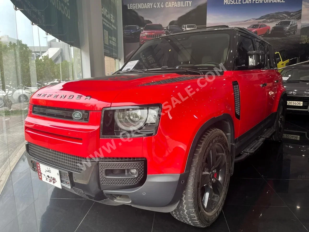 Land Rover  Defender  110 HSE  2022  Automatic  86,000 Km  6 Cylinder  Four Wheel Drive (4WD)  SUV  Red  With Warranty