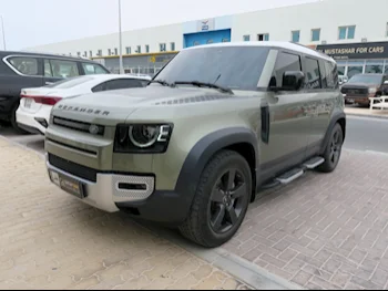 Land Rover  Defender  110  2021  Automatic  75,000 Km  6 Cylinder  Four Wheel Drive (4WD)  SUV  Green