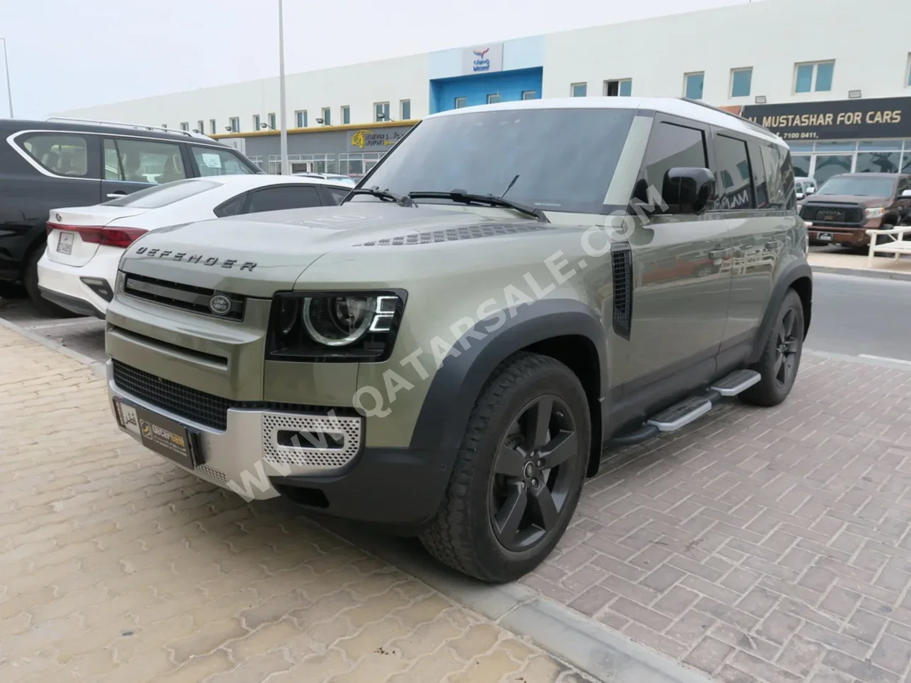 Land Rover  Defender  110  2021  Automatic  75,000 Km  6 Cylinder  Four Wheel Drive (4WD)  SUV  Green