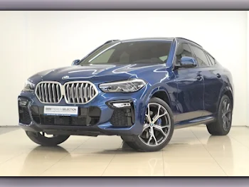 BMW  X-Series  X6 M40i  2022  Automatic  46,100 Km  6 Cylinder  Four Wheel Drive (4WD)  SUV  Blue  With Warranty